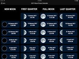 Free Moon Phase Calendar