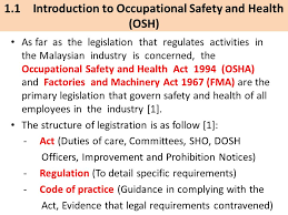 There are two acts bonding all organization in malaysia in order to ensure the workers are being. Dr Mohd Nasrull Bin Abdol Rahman Universiti Tun Hussein Onn Malaysia Uthm Chapter 1 Health Safety And Environmental Management Presented By Occupational Ppt Download
