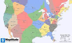 Nhl Team Locations Map Maptitude Map Nhl Rinks