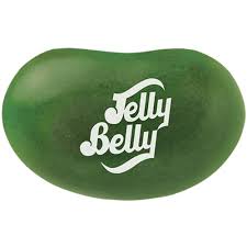 Red beans and watermelon radish salad with mix of lettuce leaves and walnuts on a white dish, with blank space left, top view. Watermelon Jelly Belly Beans