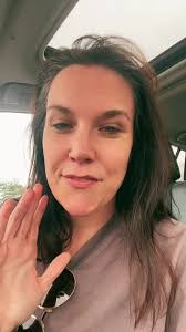 Old Women That Works in The Yard and Wears Overalls