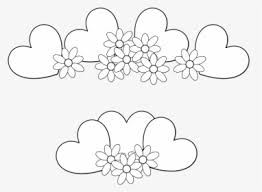 Includes images of baby animals, flowers, rain showers, and more. Hearts Heart Flower Flowers Drawing Coloring Drawing Hd Png Download Kindpng