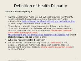 Cancer And Disparities In Health Status Healthcare Delivery And Survival Presented November 30 2010 Ecu Center For Health Disparities Research Lecture Ppt Download