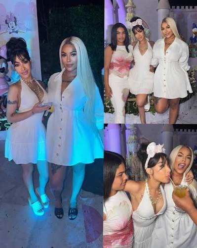Ya se lleva bien con su hermana 🥰” Recientemente, unas fotos han dado  mucho de qué hablar en las redes sociales, mostrando a Yailin y su hermana  disfrutando juntas en la fiesta