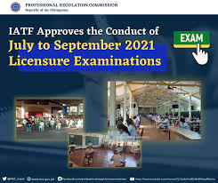 Apor means authorized person outside residence. Iatf Approves The Conduct Of July To September 2021 Licensure Examinations Professional Regulation Commission