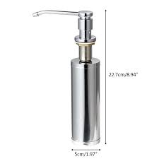 Check spelling or type a new query. Built In Sink Soap Dispenser For Kitchen Sink 300ml Bottle Stainless Steel Lotion Dispenser Buy At A Low Prices On Joom E Commerce Platform