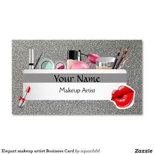 Elegant Makeup Artist Business Card Makeup Artist Business Cards Elegant Makeup Cards