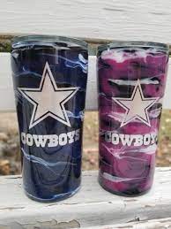 His Hers Cowboys Tumbler Custom Tumbler Cups Diy Tumblers Diy Cups