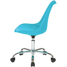Sara teal swivel task chair with golden base. Avesix Emerson Student 5 Pointed Star Polyurethane And Polypropylene Task Chair Teal Ems26 7 Best Buy
