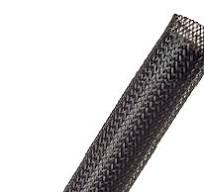 Techflex® Flexo® HELIX2 Braided Cable Sleeving - 1/8" Inside Diameter -  225' Spool - Black