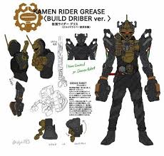Kamen rider grease seems to be a mysterious rider from hokuto and his alignment and goals are still unknown at this point so we will have to wait for the latest magazine scans to confirm his identity. Pin By Para Dx Break The Puzzle With On Lzx Kamen Rider Kamen Rider Rider Kamen Rider Series