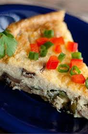 Asparagus Mushroom Bacon Crustless Quiche Recipe In 2020 Crustless Quiche Quiche Recipes Recipes
