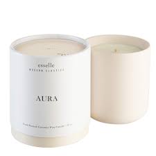 Esselle Aura Collection Plumeria Scented Coconut Wax Candle : Amazon.in:  Home & Kitchen