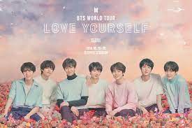 The tour dates for love yourself: Bts Reveals Poster For Love Yourself Concert Soompi