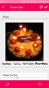 Birthday cakes with names and birthday cake with self images and photos are also available, so these can also be ordered. Name On Birthday Cake Photo On Birthday Cake For Android Apk Download