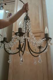 Diy Kristall Kronleuchter Diy Kronleuchter Ikea Kronleuchter W Kristalle Von Ikea