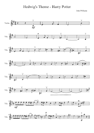Hedwig S Theme Harry Potter Partitions Violon Violon Partition Musique