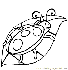 Select one of 1000 printable coloring pages of the category adult. Ladybug On Leaf Coloring Page For Kids Free Ladybugs Printable Coloring Pages Online For Kids Coloringpages101 Com Coloring Pages For Kids