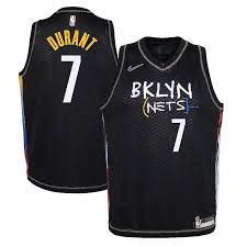 The brooklyn nets, led by their big three of forward kevin durant and guards james harden and kyrie irving, face the boston celtics, led by guard jayson tatum, in game 5 of their nba playoffs eastern conference first round series on. Youth Nike Kevin Durant Black Brooklyn Nets 2020 21 Swingman Jersey City Edition In 2021 Brooklyn Nets Kevin Durant Jersey