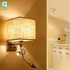The luminaires are available in classic white. Wall Lamp Sconce Switch Stairs Light Luminaires Fixture E27 Bulb Bedroom Decor Bathroom Modern Bedside Lighting Wall Mounted Led Indoor Wall Lamps Aliexpress