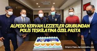 Con casi 100 años de vida elabora más de 80 tipos de productos. Alpedo Kervan Lezzetler Grubundan Polis Teskilatina Ozel Pasta