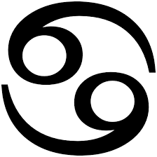 Cancerians love working from home. Astrology Cancer Zodiac Symbol Sticker