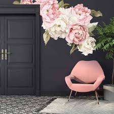 Achieve sophisticated elegance in your theme with this vintage rose wallpaper in black and. Floral Noir Dark Floral Interiors Interior Design Trends Online Uk Green Mustard