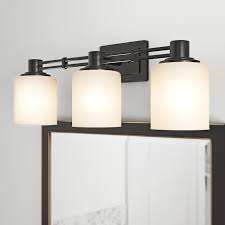 Portfolio Lunenbeck 3 Light Bronze Transitional Vanity Light Lowes Com Vanity Lighting Transitional Vanity Bronze Vanity Lighting