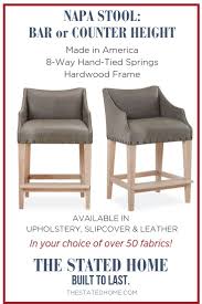 Napa Stool Counter Bar Height Blue Chairs Living Room Counter Stools With Backs Leather Counter Stools