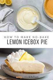 The Best No Bake Lemon Icebox Pie Recipe Lemon Pie Recipe Easy Lemon Pie Lemon Icebox Pie