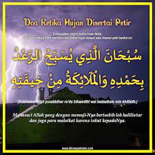 Doa Ketika Hujan Disertai Petir Doa Hujan Keturunan