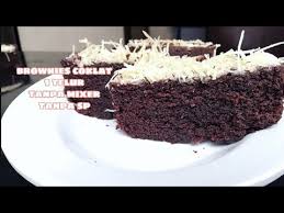 Cara membuat brownies panggang materials and bake brownies cake recipe: Brownies Kukus Coklat 1 Telur Tanpa Mixer Tanpa Sp Empuk Lembut Youtube