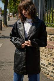 Uo Faux Leather Car Coat Car Coat Faux Leather Coat Faux Shearling Jacket