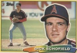 1988 Topps TIFFANY Dick Schofield 2 California Angels #43
