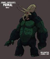 Genndy Tartakovskys Primal: Krog by HellraptorStudios on DeviantArt | Primal,  Beast creature, Creature art