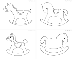 Some tips for printing these coloring pages: Free Printable Rocking Horse Coloring Pages For Kids Fourcoloring