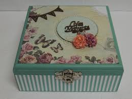 Caixa De Mdf Decorada Com Papel Porta Joias Em Mdf Decorada Com Papel Para Scrapdecor E Recorte Laser Caixa De Madeira Decorada Caixas Decoradas Caixas Personalizadas