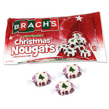 A recipe for italian nougat candy, or torrone, that is perfect for holidays or to enjoy any time. Brachs Christmas Candy Peppermint Nougats 13oz Blaircandy Com