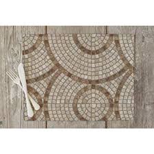 If you have a space and an idea — or a space and no ideas. Buy Artzfolio Brown Mosaic Table Mat Placemat Silk Fabric 15x10inch 38 1x25 4cms Single Piece Online At Low Prices In India Amazon In