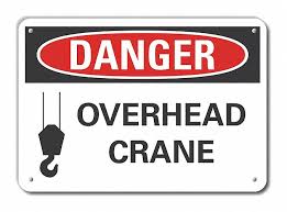 During this testing the crane boom made an uncontrolled descent into its crutch. Lyle Reflective Crane Hoists Danger Sign Sign Format Ansi Osha Format Overhead Crane 62uf03 Lcu4 0256 Ra 10x7 Grainger