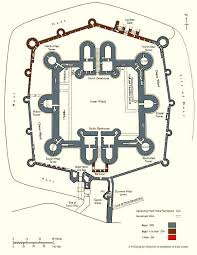 Plan Of Beaumaris Castle Castle Floor Plan Castle Plans Castle