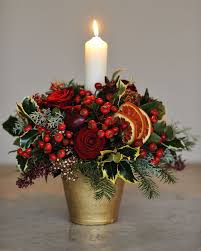 Red And Gold Decoration Noel Art Floral Noel Deco Noel
