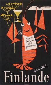Finlande Haute Saison Des Gourmets Homard Antique Vintage Posters From Vintage Travel Posters Retro Poster Vintage Posters