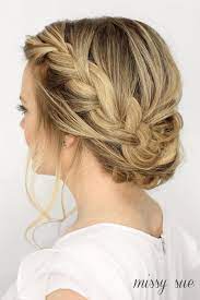Fancy French Braid Updo French Braid Updo Plaits Hairstyles French Plait Hairstyles