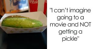 936 x 803 jpeg 676 кб. Turns Out That Texans Had No Idea No One Else Eats Pickles At Movie Theaters And It S Hilarious Bored Panda