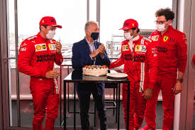 He grew up with the company and watched as his father developed it into a true automotive empire. Binotto Leclerc And Sainz Greet Piero Ferrari On His 73rd Birthday Formula1