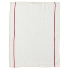 Tekla Dish Towel White Red Ikea Dish Towels Tea Towels Ikea