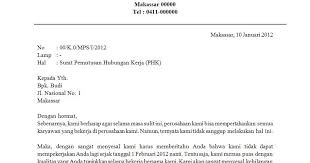 The modifmobilz.com team also provides the picture in high quality resolution (hd resolution) that can be downloaded by simply way. Contoh Surat Pemutusan Hubungan Kerja Phk Resmi Assalam Print
