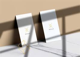Free Vertical Business Card Mockup Psd
