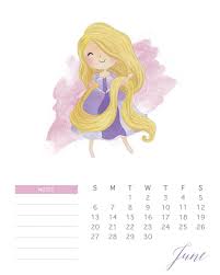 Print a basic complimentary calendar that you can use to track any strategies or thoughts in. Free Printable 2021 Watercolor Princess Calendar The Cottage Market